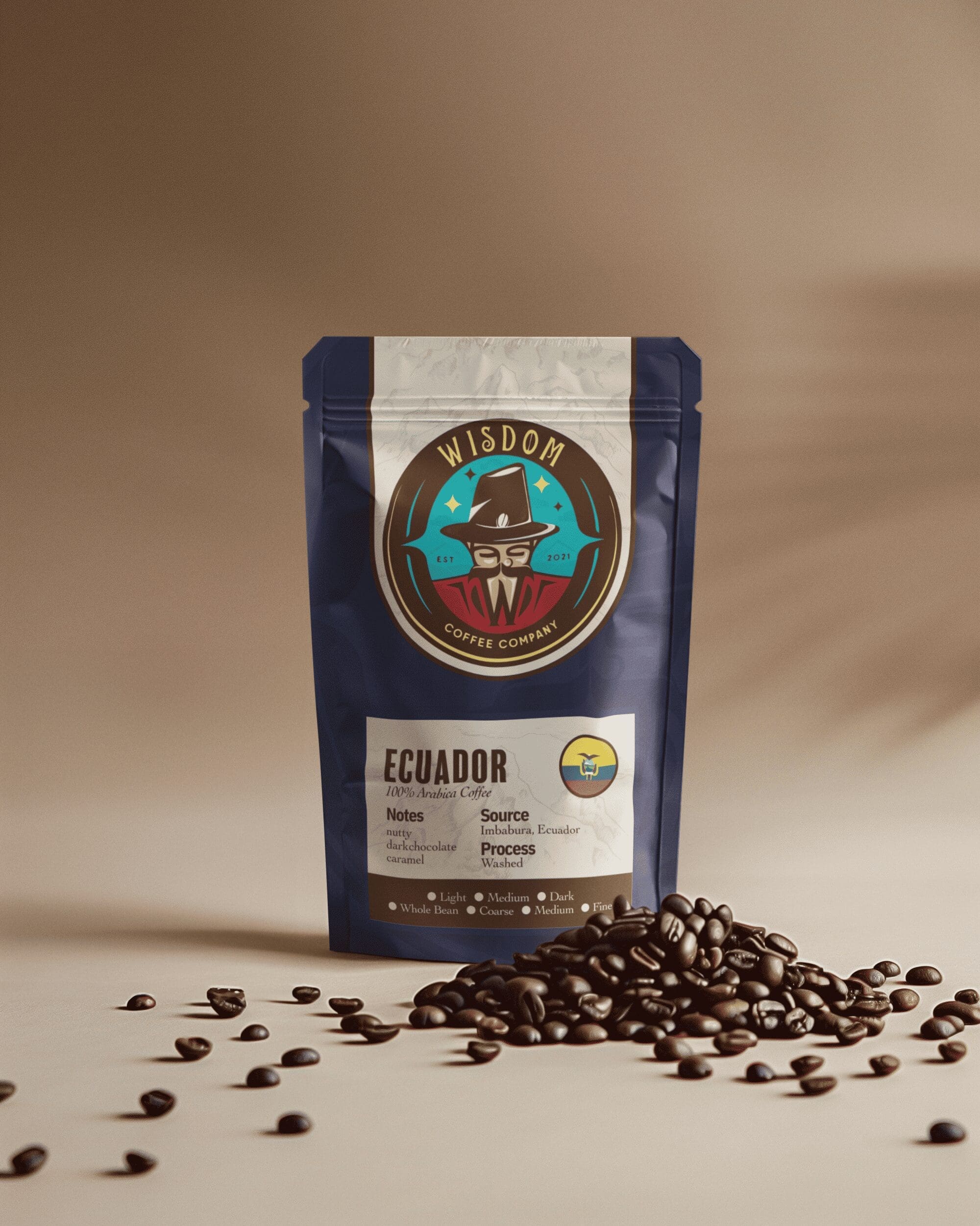 Single-Origin Wisdom Specialty Coffee (Dark Roast) - Image 3